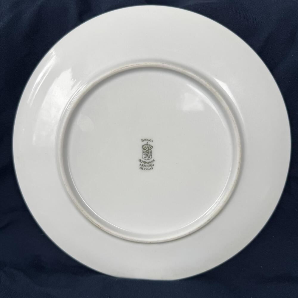 SCHUMANN‎ Arzberg Bavaria Oriole Bird Plates Gold Rimmed 8” Vintage  [COPY] - Picture 3 of 3